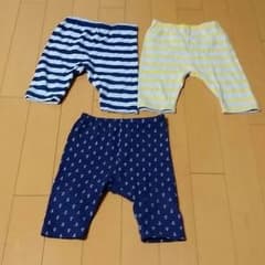 七分丈レギンスパンツセット☆size80のサムネイル