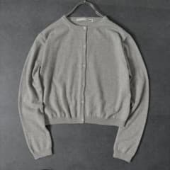 極美品】近年 エヴァムエヴァ カシミヤ100%カーディガン S グレー