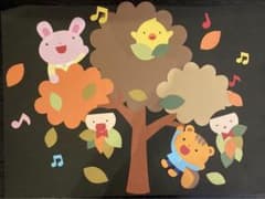 秋　壁面飾り　みのむし　9月10月11月　保育園　幼稚園のサムネイル