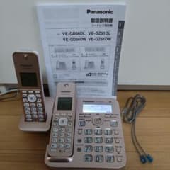 Panasonic コードレス電話機 VE-GD56-N パナソニック 子機1のサムネイル