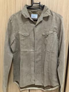 NICOLE CLUB FOR MEN スエード調シャツ ベージュのサムネイル