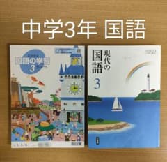 中学3年生】 国語 教科書 &ワークブックセット - メルカリ