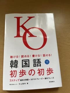 韓国語 初歩の初歩 CD付き 中山義幸のサムネイル
