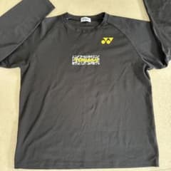 YONEX バドミントンTONAMI運輸 長袖シャツ ブラックのサムネイル