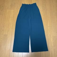 ワイドパンツ イージーパンツ ブルーのサムネイル