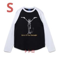 BoTT HANDS UP RAGLAN LS TEE BLACK ボット S - メルカリ