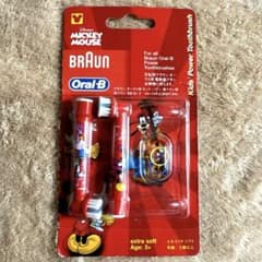 BRAUN Oral-B キッズパワー歯ブラシ用替ブラシEB10-2 ミッキー