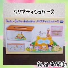 Ponta x Sanrioキャラクターズ クリアティッシュケース