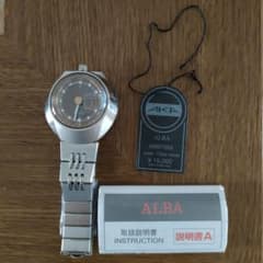 新品・未使用】90年代 セイコー アルバ AKA スモセコ ツノ クォーツ 