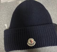 MONCLER ネイビー ニット帽 313845206DJA - メルカリ