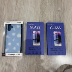 Galaxy A25 5G スマホケース ベイマックス 強化ガラスフィルム付のサムネイル