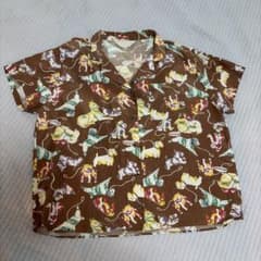 w*k様 Siiilon oyui 16SS アロハシャツ ドッグプリント Siiilon oyui 16SS アロハシャツ ドッグプリント - メルカリ