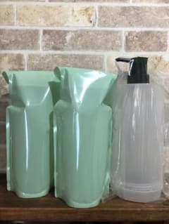아쥬반리샴푸레필 600ml2 개 세트 카트리지 포함