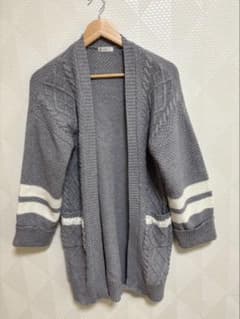 axes femme ニットカーディガン グレーのサムネイル
