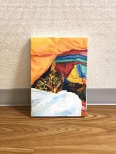 アクリル画  ネコ 猫  動物のサムネイル