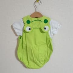 Coo Chou toi カエル　サロペット70サイズのサムネイル