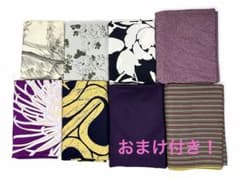 風呂敷 8枚 まとめ売り 大判 約86cm以上 和柄 花柄 古布 リメイク素材のサムネイル