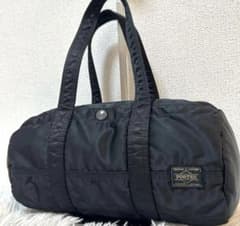 美品✨ ポーター タンカー ドラムバッグ S ミニボストン ブラック 廃盤品 人気商品/タンカー】ポーター ドラムバッグ ミニボストン ブラック S