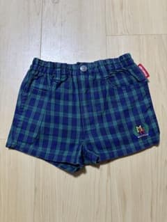 MIKI HOUSE ミキハウス チェック柄 ショートパンツ 子供用 93cmのサムネイル