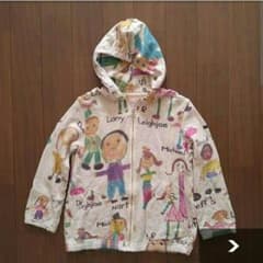 デニム&ダンガリー★クレヨンパーカー★140 美品のサムネイル