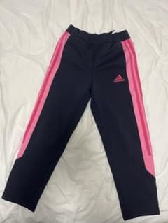 adidas 美品　ジャージパンツ ネイビーとピンクのサムネイル