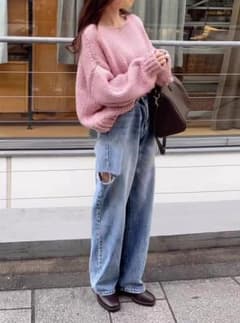 GRLグレイル☆サイドカッティングデニムのサムネイル
