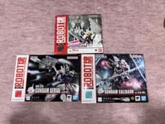 ROBOT魂 3体セット νガンダム ガンダムキャリバーン エアリアル - メルカリ