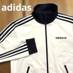 【80s復刻　美品】アディダス刺繍トラックジャケット ジャージ adidasのサムネイル