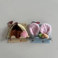 【新品】ズートピア　ニック　ジュディ　ヘアクリップ パッチン