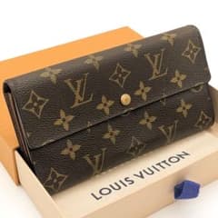 ルイヴィトン モノグラム ポシェット ポルトモネ クレディ 長財布 A53 