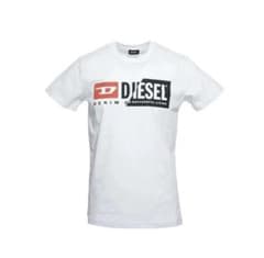 DIESEL ディーゼル Tシャツ メンズ ホワイト ブラック Sサイズのサムネイル