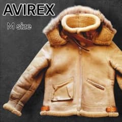 中古【AVIREX】アヴィレックス B-3フライトジャケット 38ムートン 大戦 中古【AVIREX】アヴィレックス B-3フライトジャケット 38ムートン 大戦