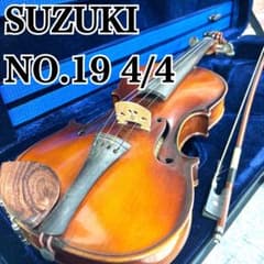 ✨良品✨鈴木バイオリン　No.19 4/4 青ラベル 極虎 ✨良品✨鈴木バイオリン No.19 4/4 青ラベル 極虎 - メルカリ
