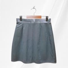titty&Co. ティティアンドコー ベロアミニスカートグレー系 M