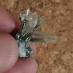 ガネーシュヒマール水晶　クローライト入りのサムネイル