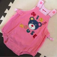 ミキハウス  ロンパ  水通しのみのサムネイル