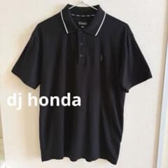 【dj honda】 ブラック ポロシャツ Mサイズのサムネイル