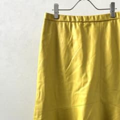 DoCLASSE Long Mermaid Skirt, Faux Leather, Lined, Oversized Fit