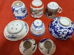 骨董　湯呑み　お猪口　お皿　お茶碗　まとめ売りのサムネイル