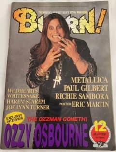BURRN! 1997年12月号 ヘヴィ・メタル マガジン バーンのサムネイル