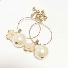 イヤリング パール 花のサムネイル