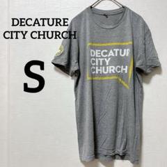 ✨️️海外古着✨️DECATURE CITY CHURCH 半袖 Tシャツ グレー 夏