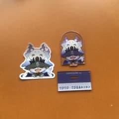 にじさんじ チョコエッグ でびルン アクリルスタンド&ダイカットシールのサムネイル