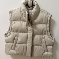 GIORDANO ダウンベスト アイボリーのサムネイル