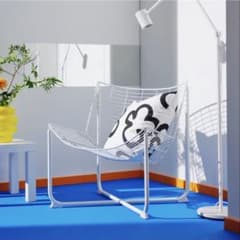 IKEA SKALBODA スコールボダ ホワイト 白 1人掛けソファ - 4