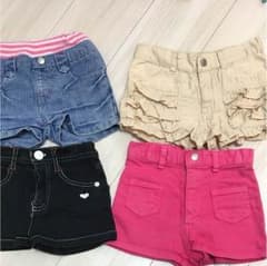 女の子ショートパンツ 90センチのサムネイル