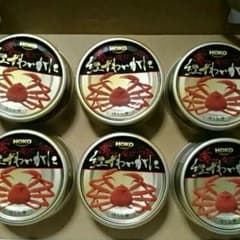 紅ずわいがに ほぐし身 カニ缶×6缶のサムネイル