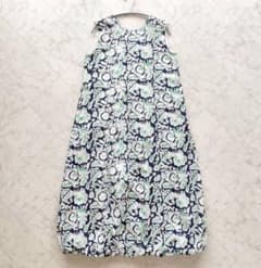 ヌキテパ 佐藤佳菜子 コラボ ボタニカル プリント バルーン ワンピース 
