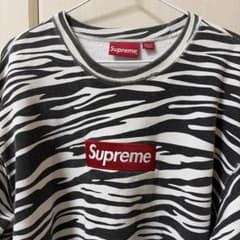 Supreme Box Logo Crewneck "Zebra" (22FW)のサムネイル