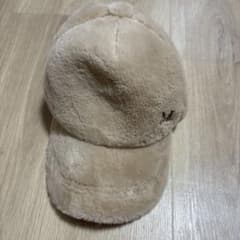 ファー素材 キャップ ベージュのサムネイル